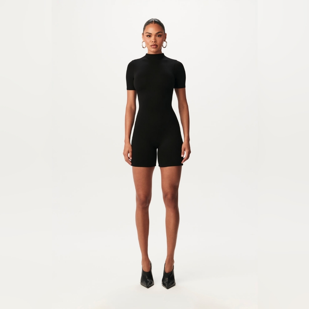 Naked Wardrobe Classic Black Romper
